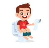 Using the bathroom illustration
