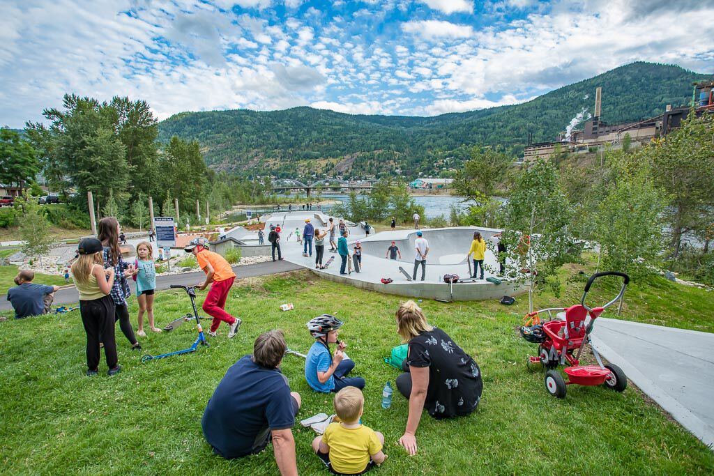 View from Trail skate park