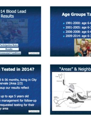 Fall 2014 Blood Lead Report