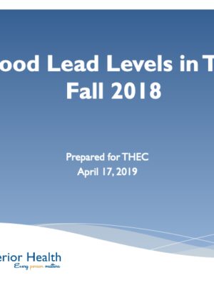 Fall 2018 Blood Lead Report