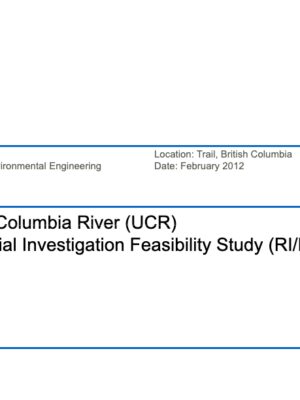 Upper Columbia River Remedial Study (2012)