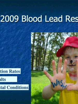 Fall 2009 Blood Lead Report