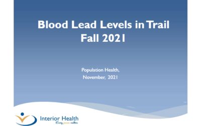 Fall 2021 Blood Lead Report