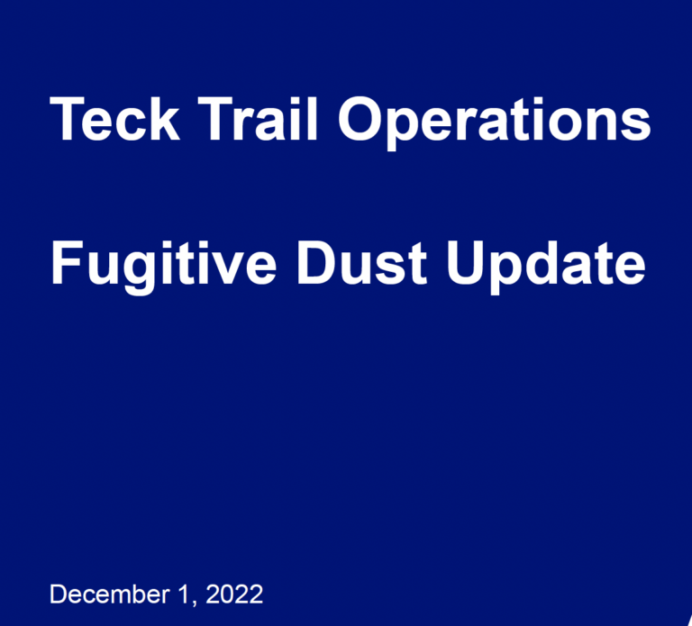 Teck Trail Operations Fugitive Dust Project Update 2022-thumbnail